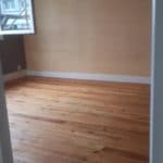 Rénovation plancher en bois chambre